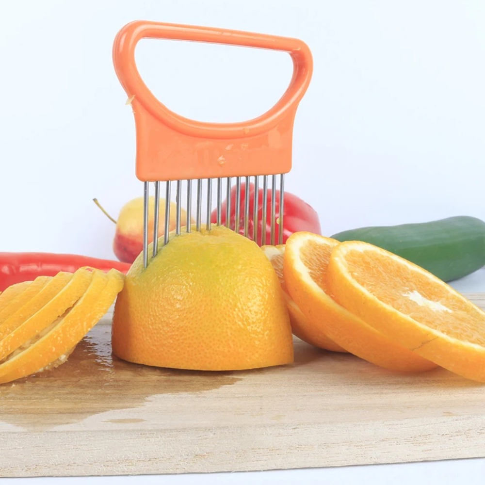 Vegetable Slicer & Onion Cutter – Easy Tomato & Onion Slicing Guide