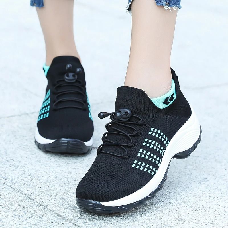 Women Breathable Walking Sneakers Non Slip Casual Shoes