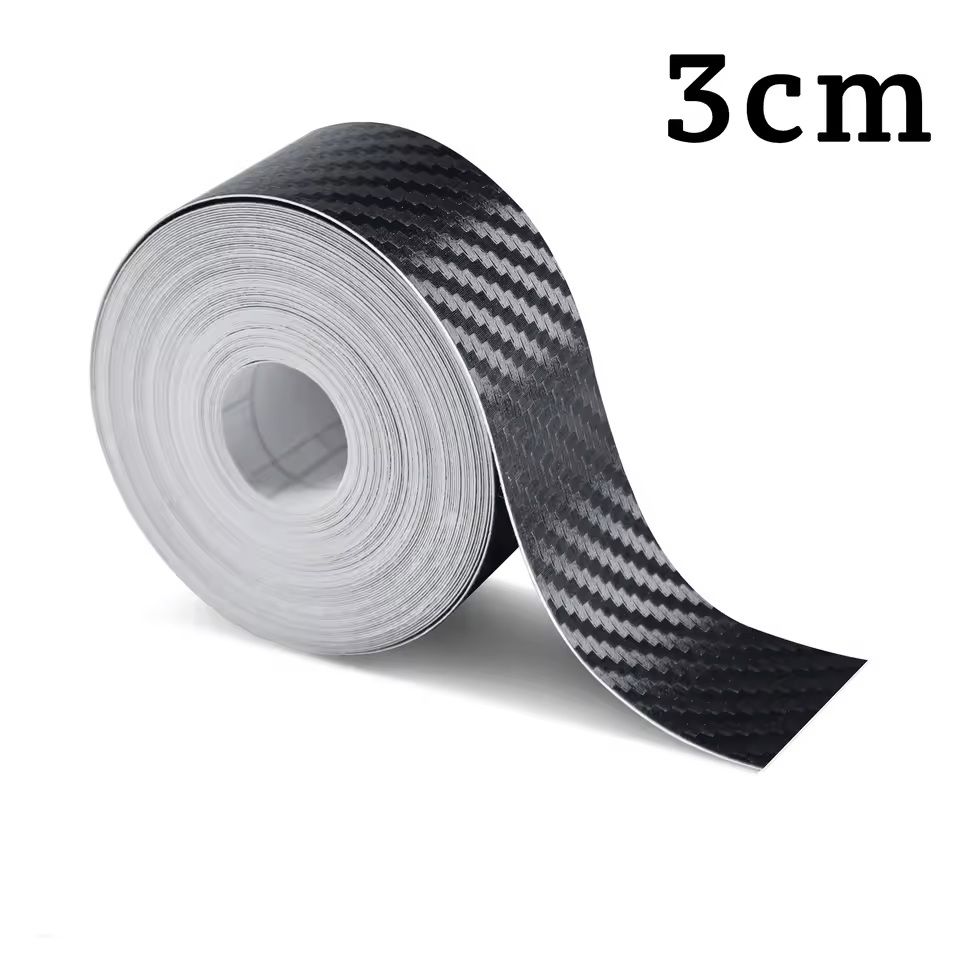 Nano Carbon Fiber Car Protection Tape – 3D Anti-Scratch Waterproof Strip (1–10m)