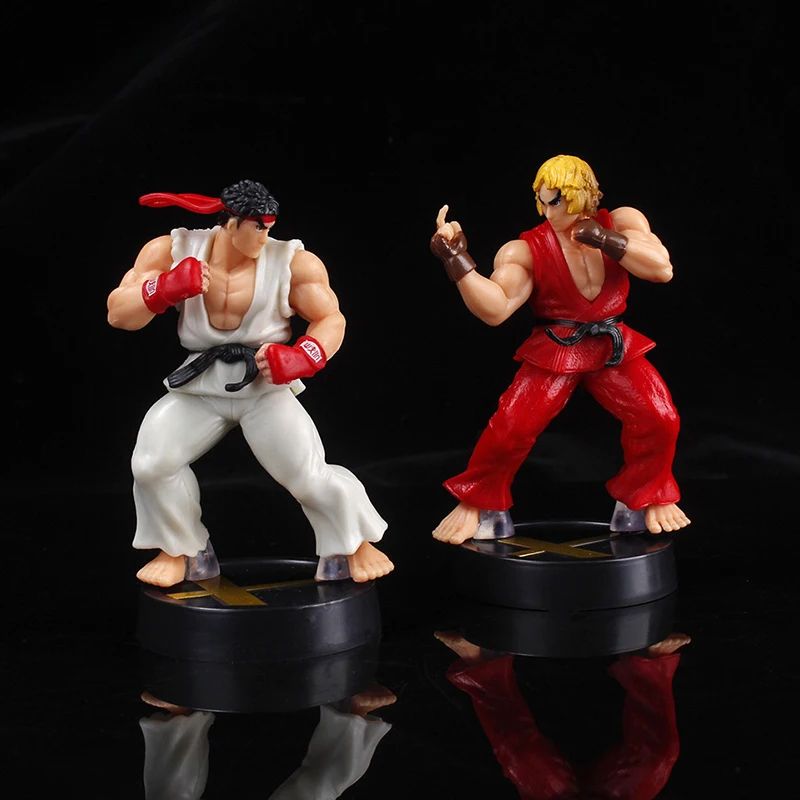 Anime Ken Masters Action Figure PVC Street Fighter Game Doll