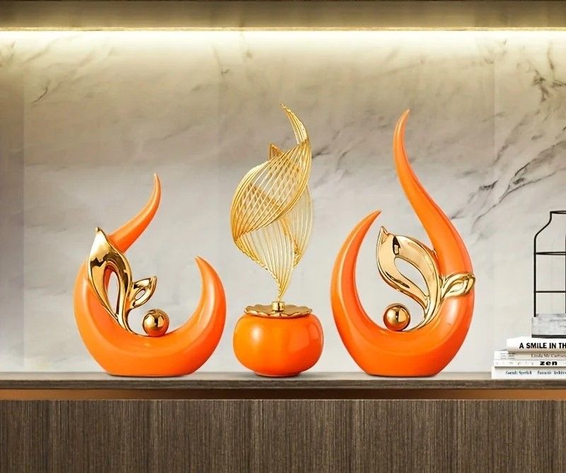 Ceramic Sculpture for Home Decoration Nordic Style Luxury Figurine