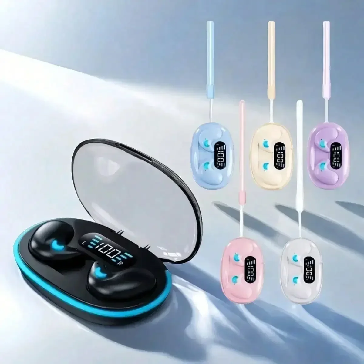Sleeping Bluetooth Earbuds Wireless Bluetooth Earphones HiFi Stereo with Mic