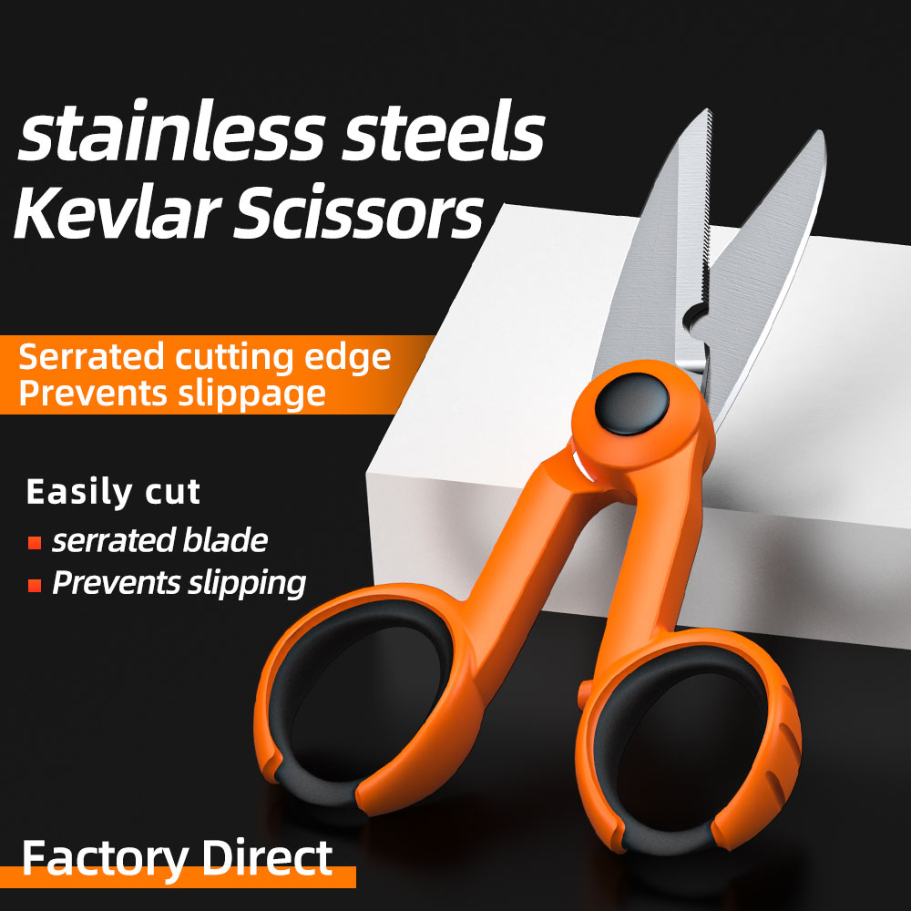 Fiber Optic Aramid Scissors Precision Fibre Stripping Tool for Optical Fiber Handwork