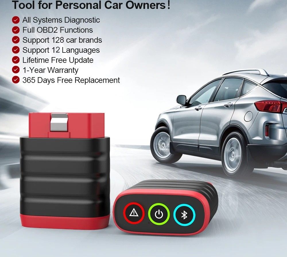 Bluetooth OBD2 Car Diagnostic Scanner Tool