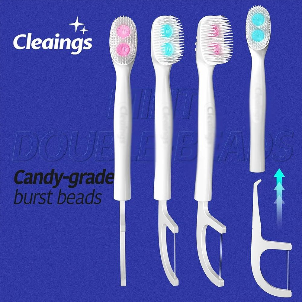 Mini Disposable Bubble Bead Toothbrush