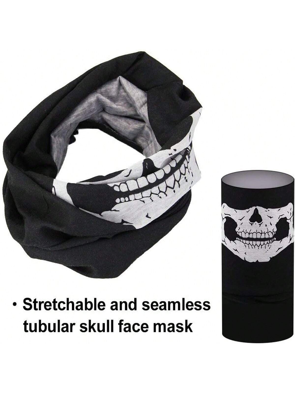 Ultimate Skull Mask, Seamless Balaclava for Sports, Breathable Mask Headwear Scarf, Lightweight Outdoor Hat