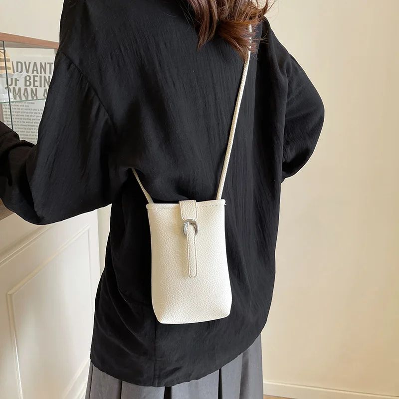 Everyday Carry PU Leather Shoulder Bag for Women - Large Capacity Crossbody Phone Purse