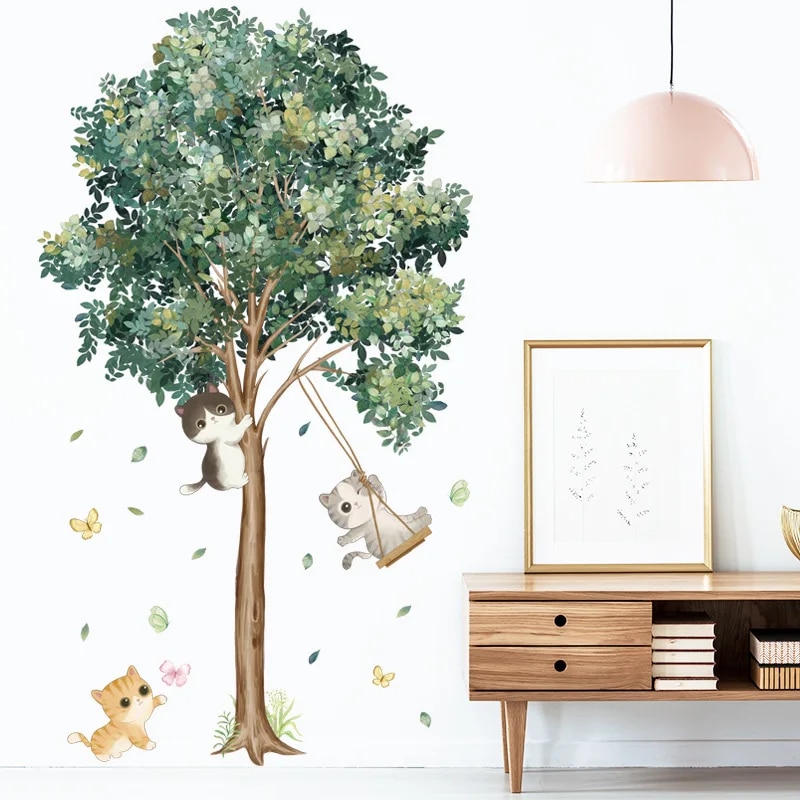 Large Nordic Tree Wall Stickers Living Room Decoration Bedroom Home Decor Art Removable Decals
