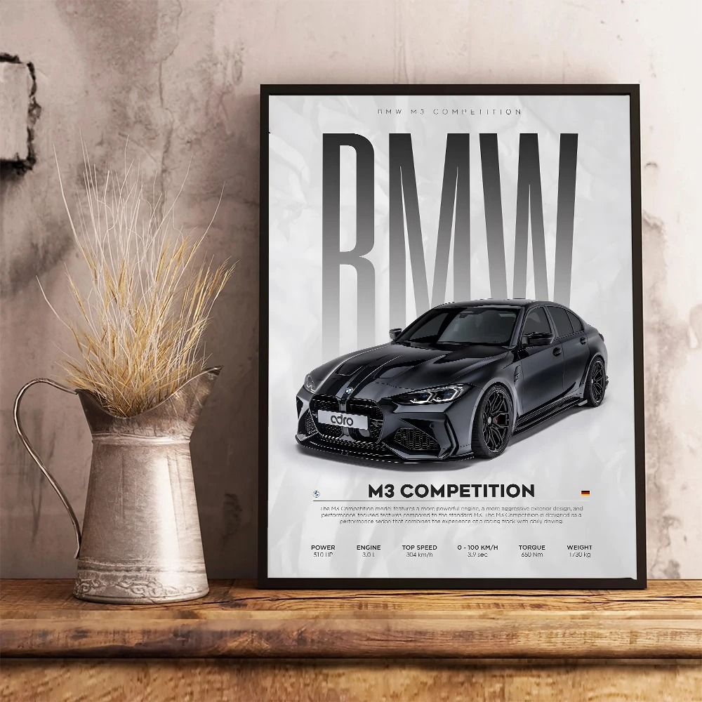 Architectural Modern Competition Supercar Canvas