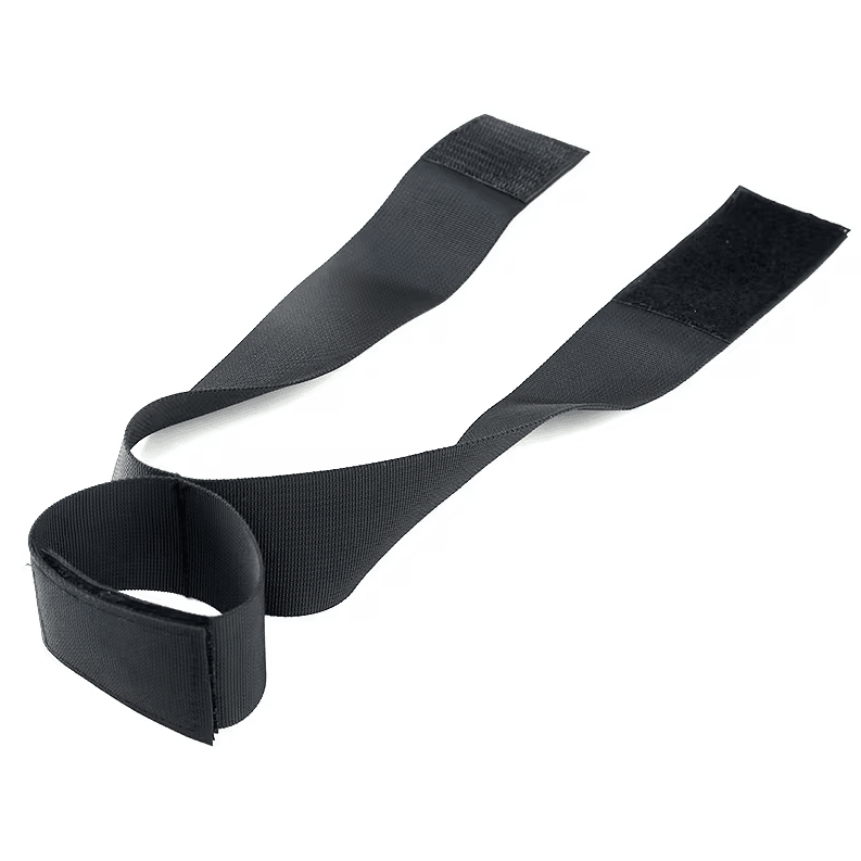 Adult BDSM Restraint Wrist Handcuff Set with Hook and Loop Fastening Straps
