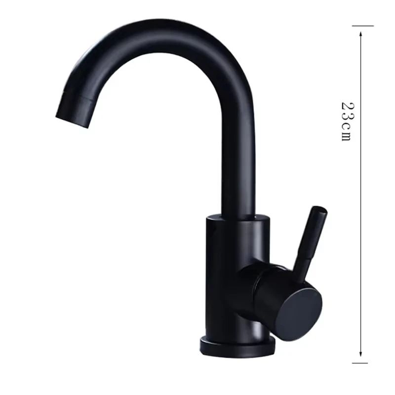 304 Stainless Steel Bathroom Sink Mixer Faucet