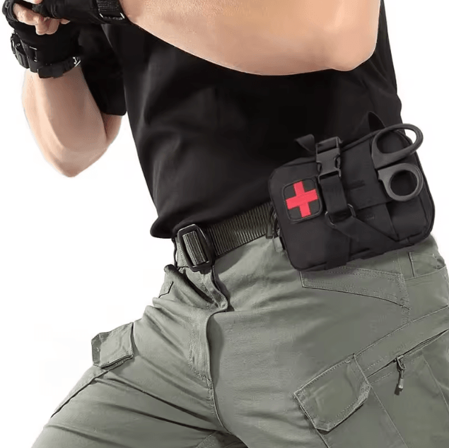Tactical EMT IFAK Pouch – Rip-Away Molle First Aid Kit for Travel, Outdoor & Survival Emergencies