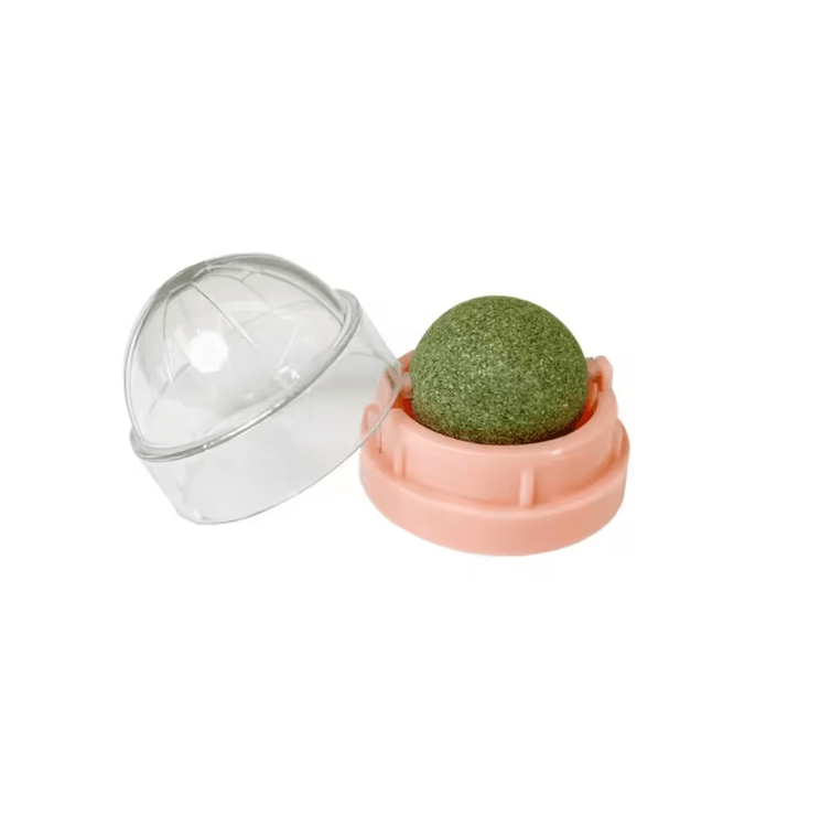 NaturaRoll Catnip Wall Ball Toy – Interactive Stick-On Treat & Scratcher