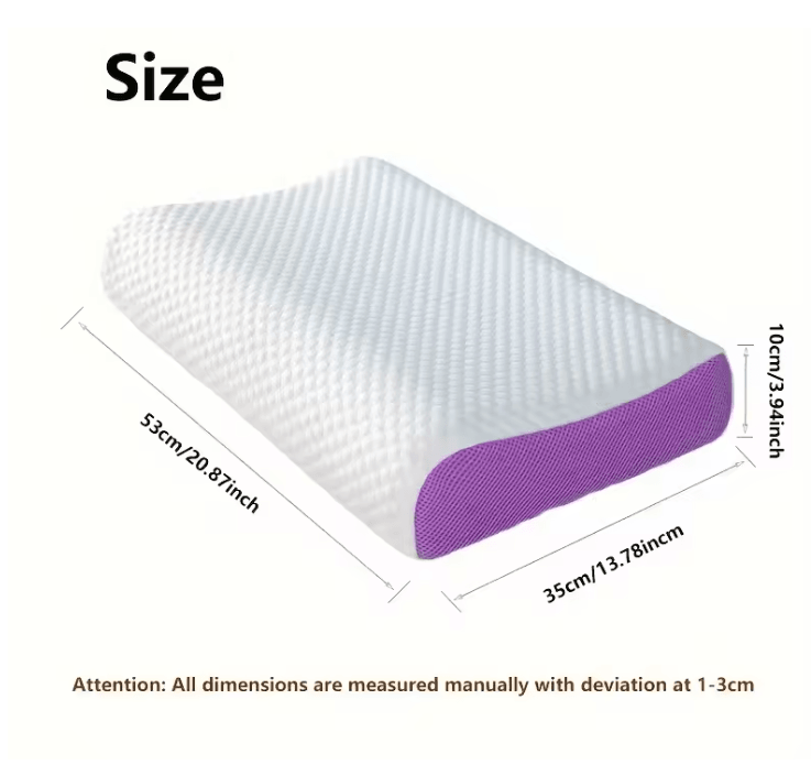 AirRest TPE Cervical Pillow Breathable Washable Neck Support