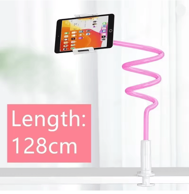 128cm Flexible Phone Holder Stand with 360 Rotation Clamp Mount