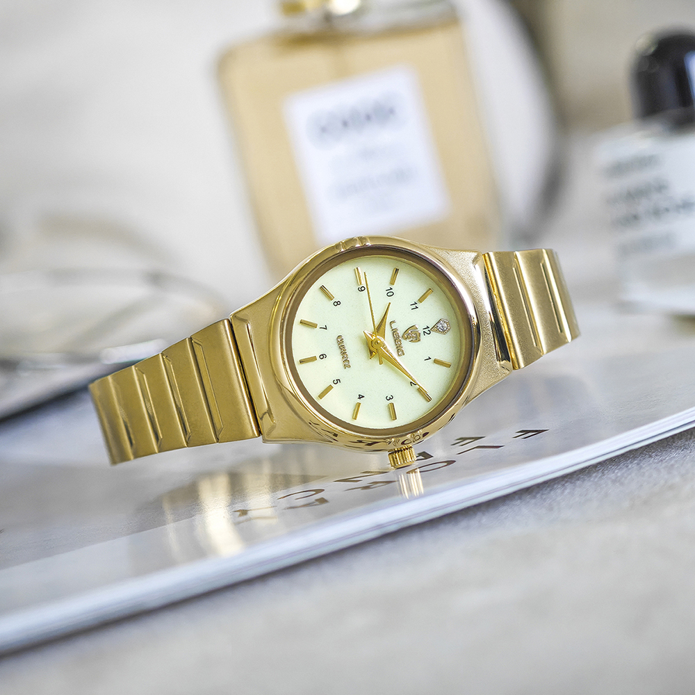 Women Top Brand Watches, Luxury Female Stainless Steel Strip Wristwatches, Quartz Movement Watch for Girls