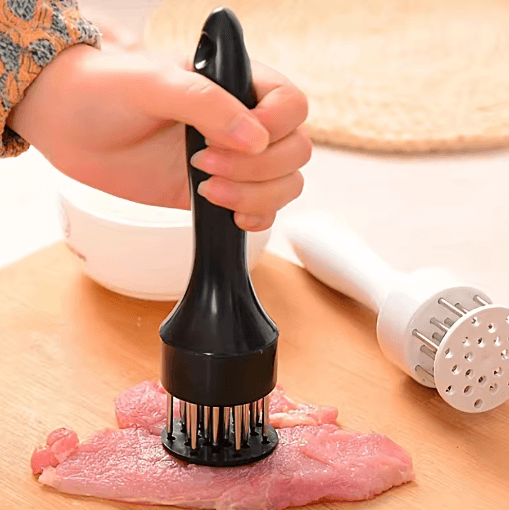 Stainless Steel Meat Tenderizer Needle Steak Tenderizer and Manual Meat Hammer Tool