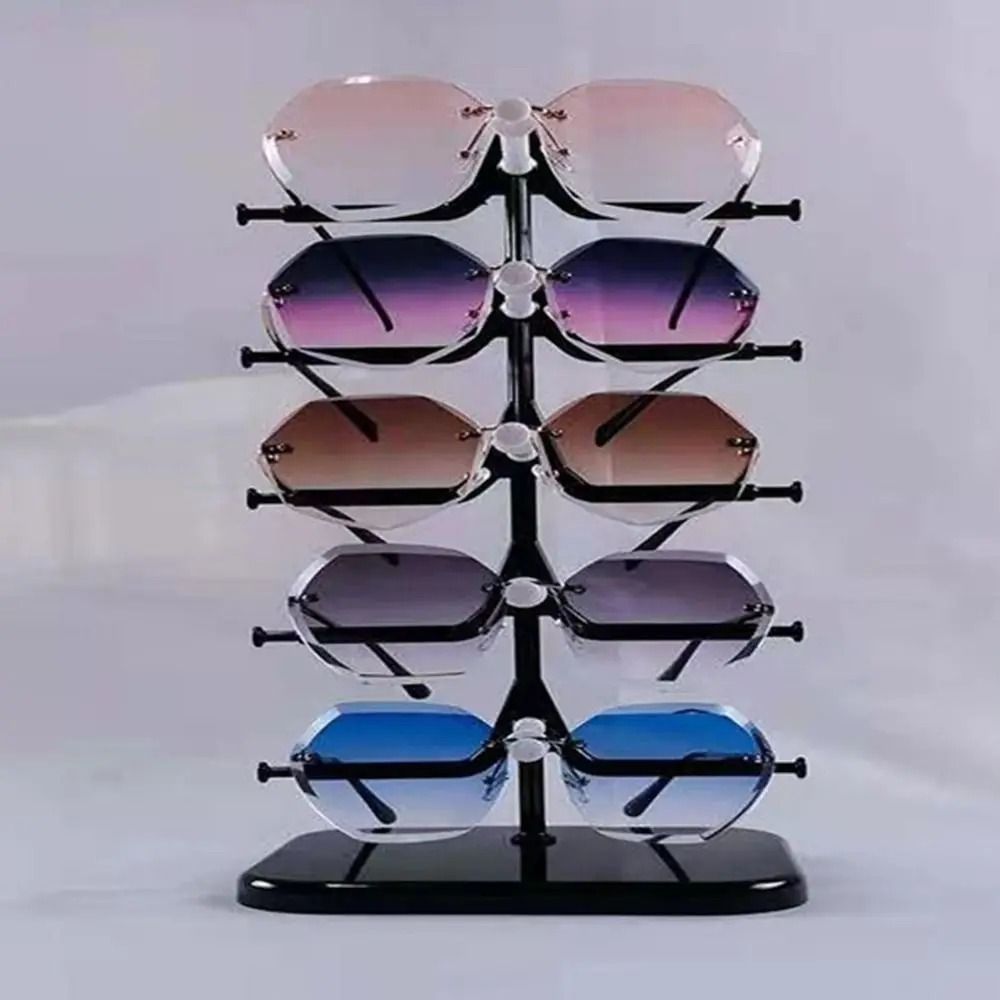 Space Saving Glasses Display Stand Multi Layer Sunglasses Organizer Rack for Eyewear Storage