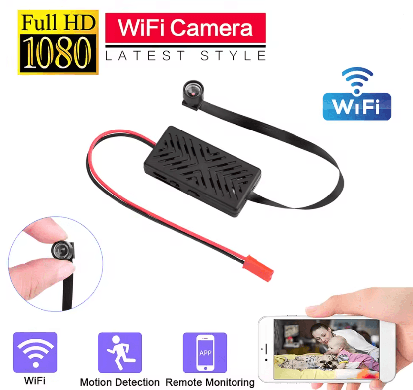 1080P Mini WiFi Camera Module with Motion Detection and Remote Contrl