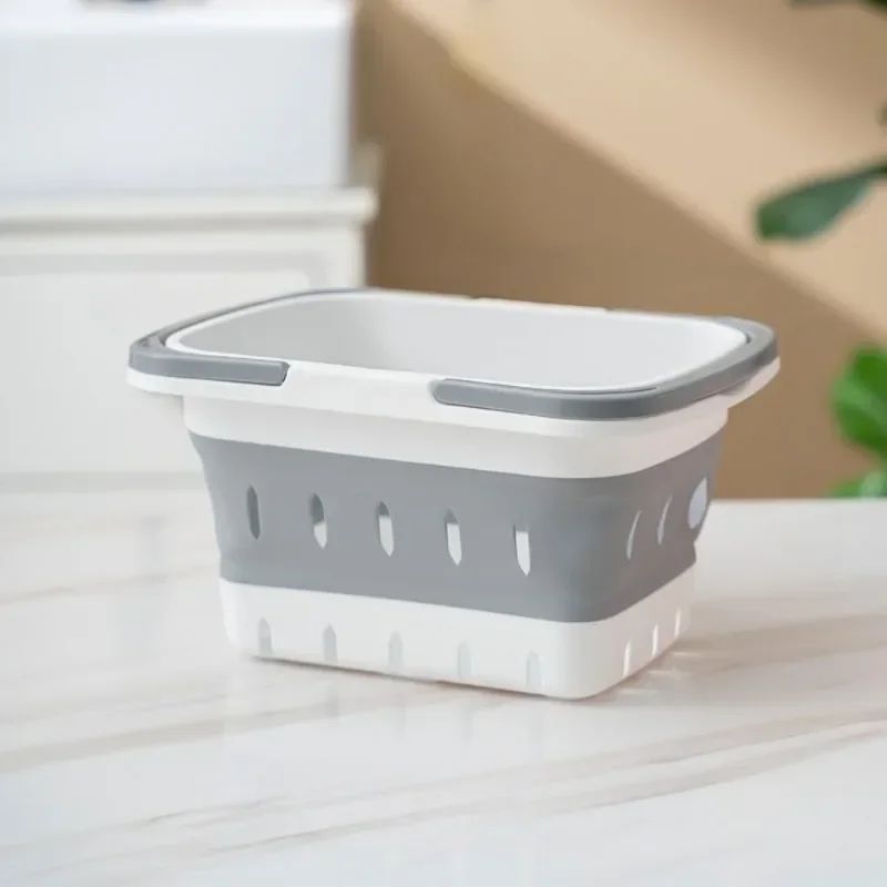 WallFlex Foldable Laundry Basket – Wall Mounted PP Dirty Clothes Hamper with Handle