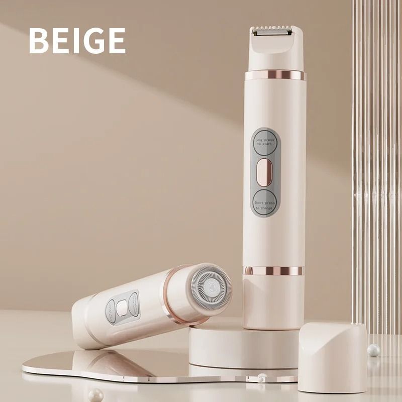 D0AB Electric Trimmer Shaver Women Waterproof Wet Dry Body Hair Trimmer