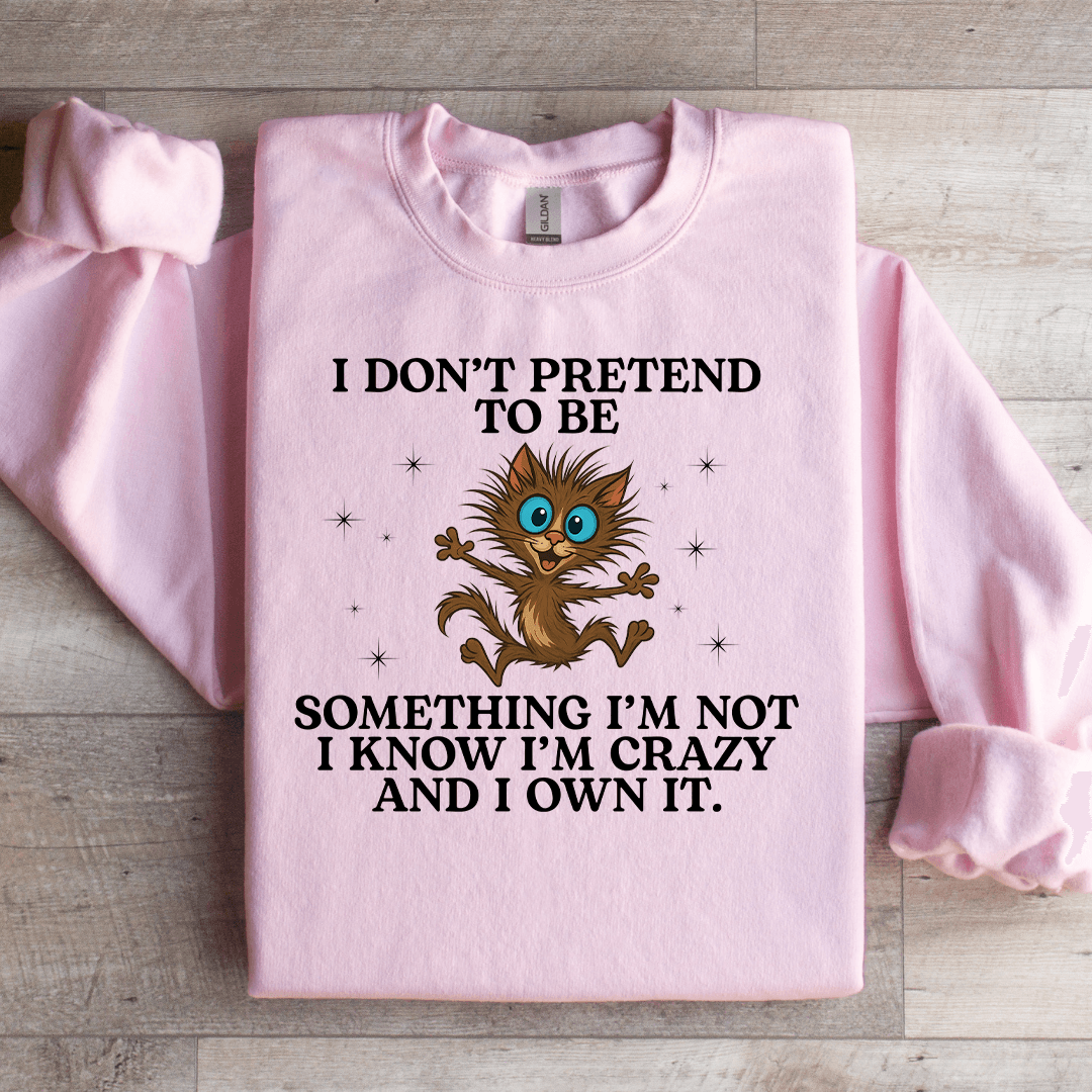 I Don't Pretend To Be Something Sweatshirt
