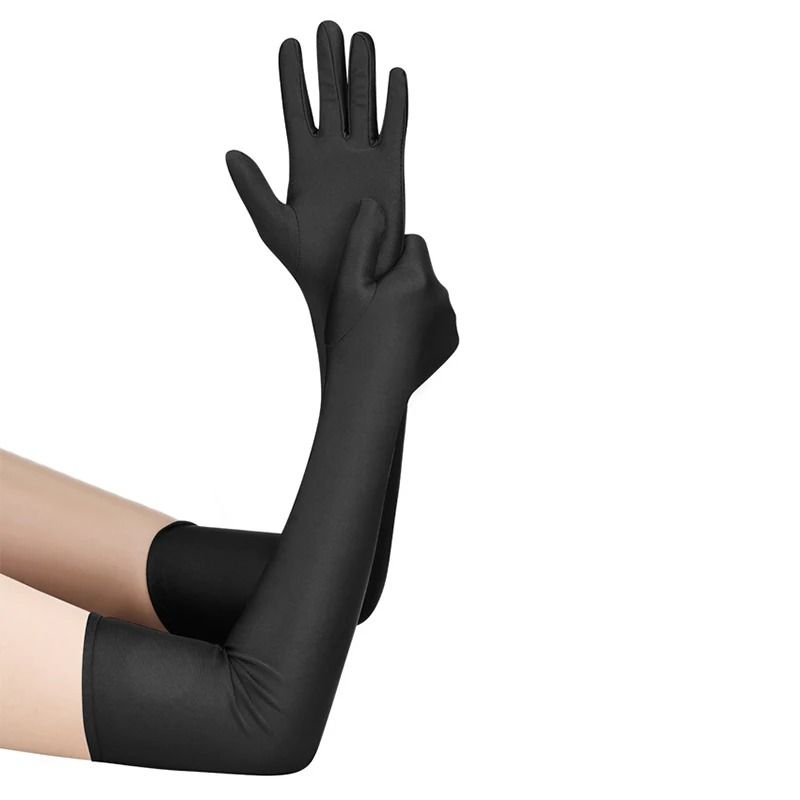 High Elastic Spandex Sun Protection Gloves For Party Nightclub Wedding Performance