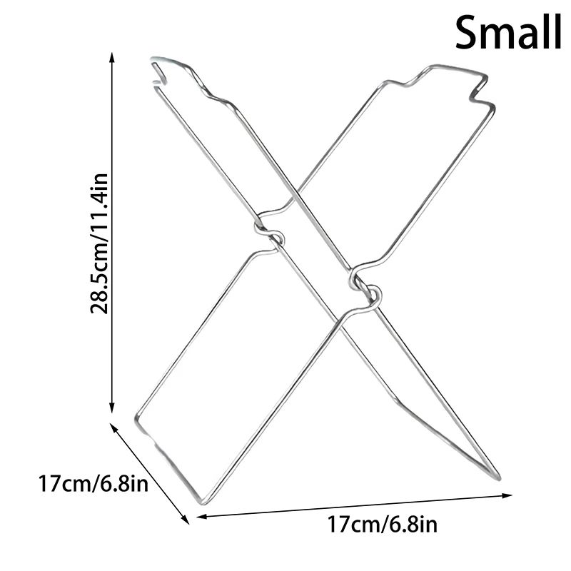 Foldable Kitchen Garbage Bag Holder Countertop Trash Rack
