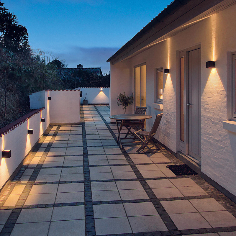 Aluminium LED Wall Lamp, Outdoor Sconce, Garden Yard Porch Light, Aisle Decor, Indoor Bedside Lighting