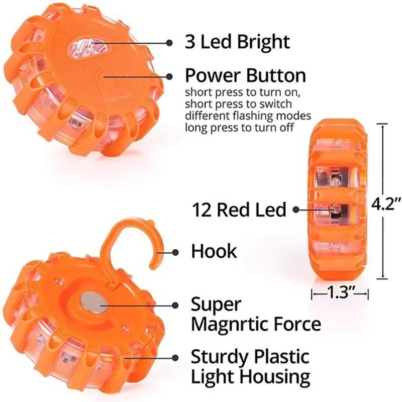 Professional LED Road Flare and Emergency Safety Warning Light