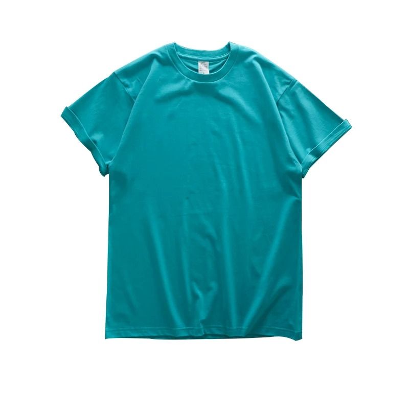 Oversized Mens Heavyweight Cotton T Shirt Loose Fit Casual Summer Tee