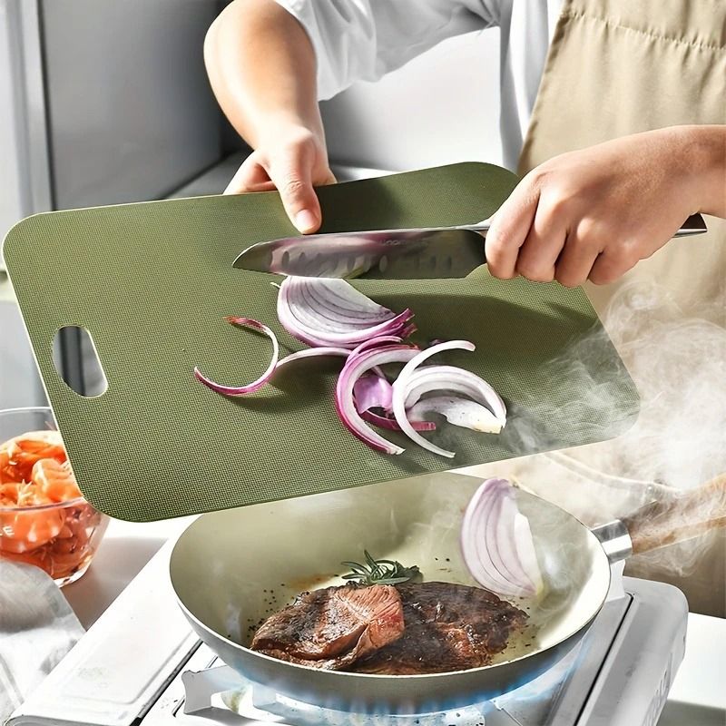 Dual Sided Kitchen Cutting Board for Meat and Vegetables