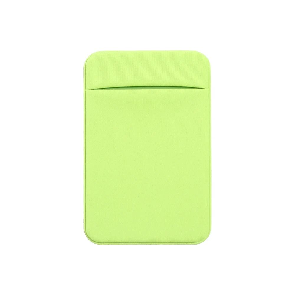 Elastic Cell Phone Card Holder – Slim Lycra Adhesive Mobile Wallet & ID Pocket