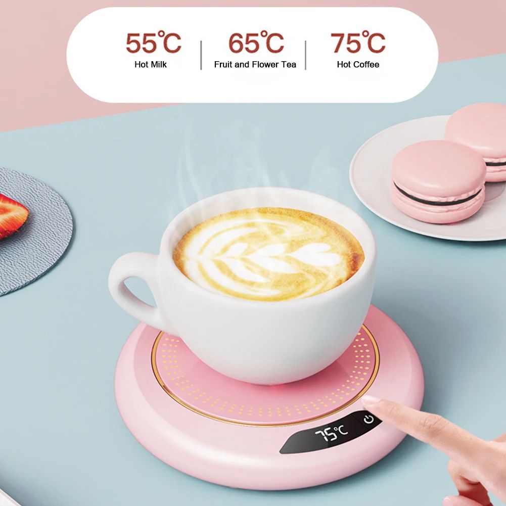 Smart USB Coffee Cup Warmer with 3-Level Temperature Control