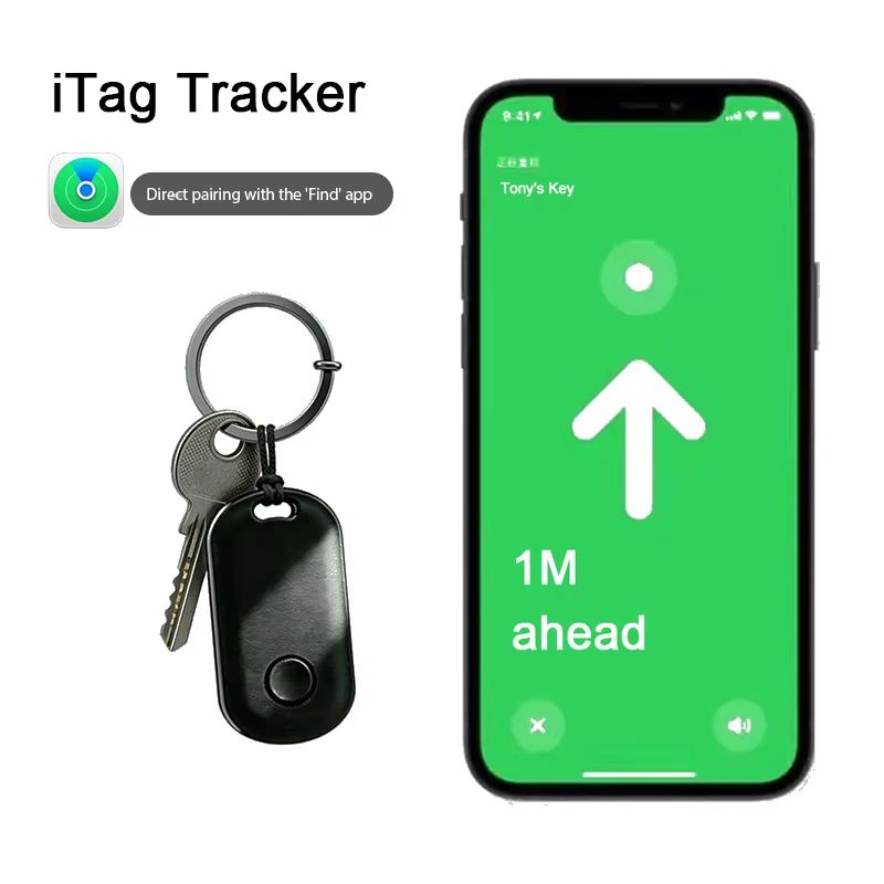Smart Apple Find My Bluetooth GPS Tracker for Keys Pets Bags Anti Lost Locator