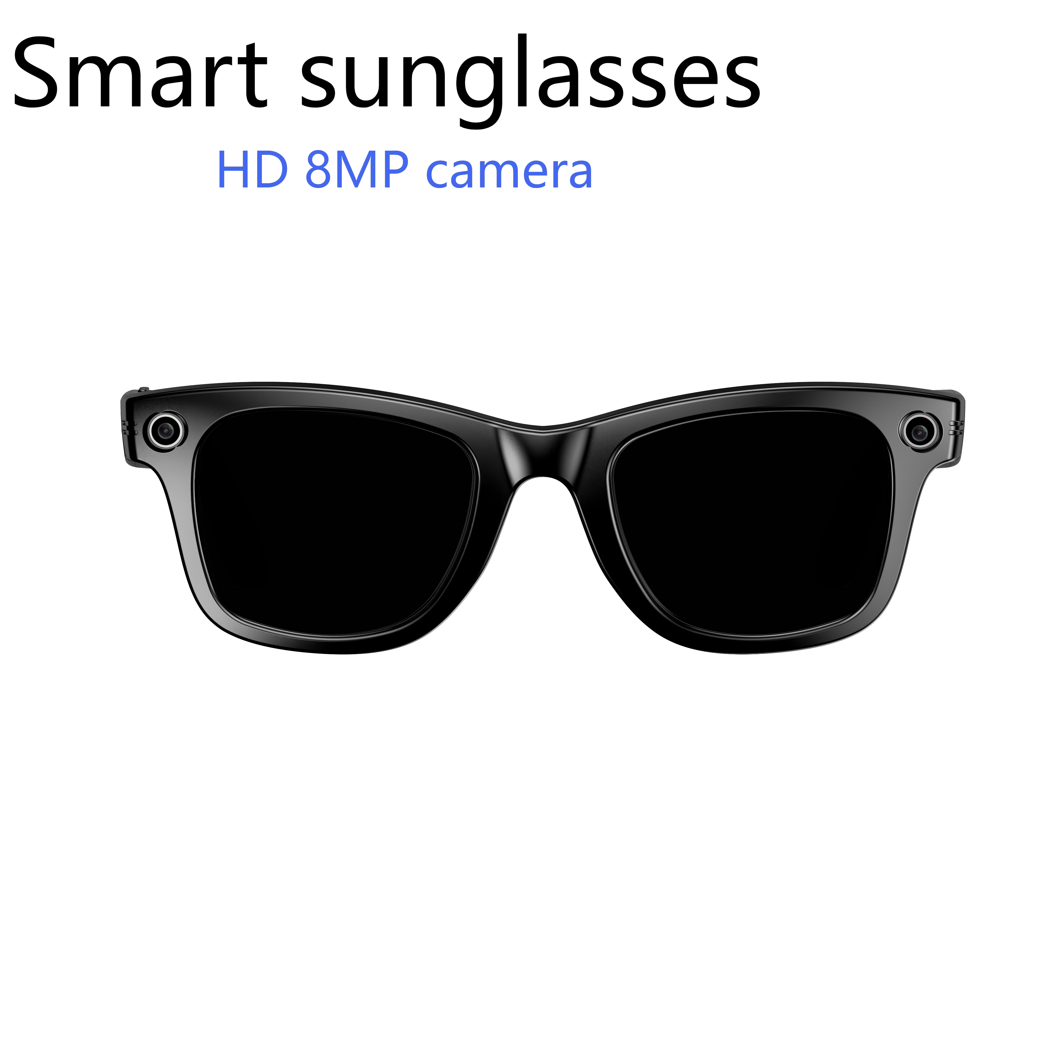 Smart Glasses 4K HD, BT WIFI Camera, Simultaneous Interpretation, Object Recognition, Voice Assistant, Call, 270mAh