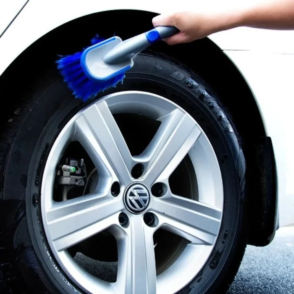 Car Wash Wheel Hub & Tire Brush Combo Tool