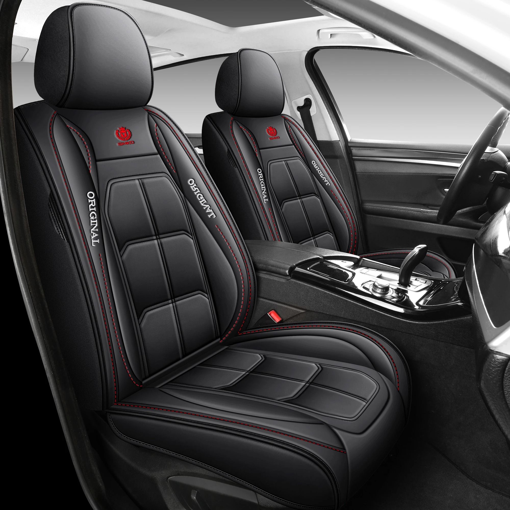 Luxury Universal Car Seat Cover PU Leather Soft Cushion Protector All Season Car Seat Protector Pad