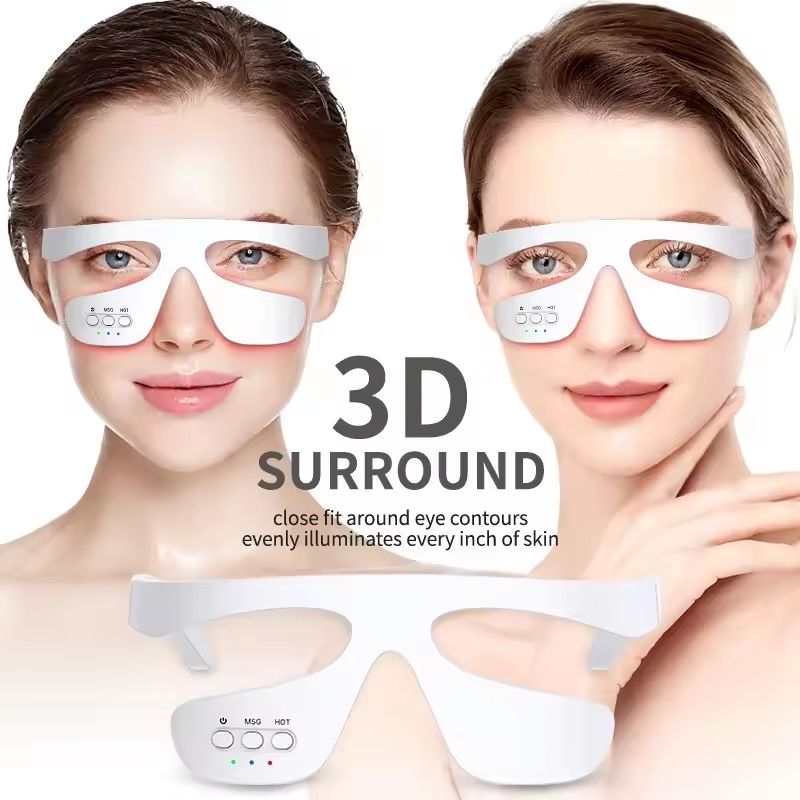 3D EMS Eye Massager for Anti-Aging, Dark Circle & Eye Fatigue Relief