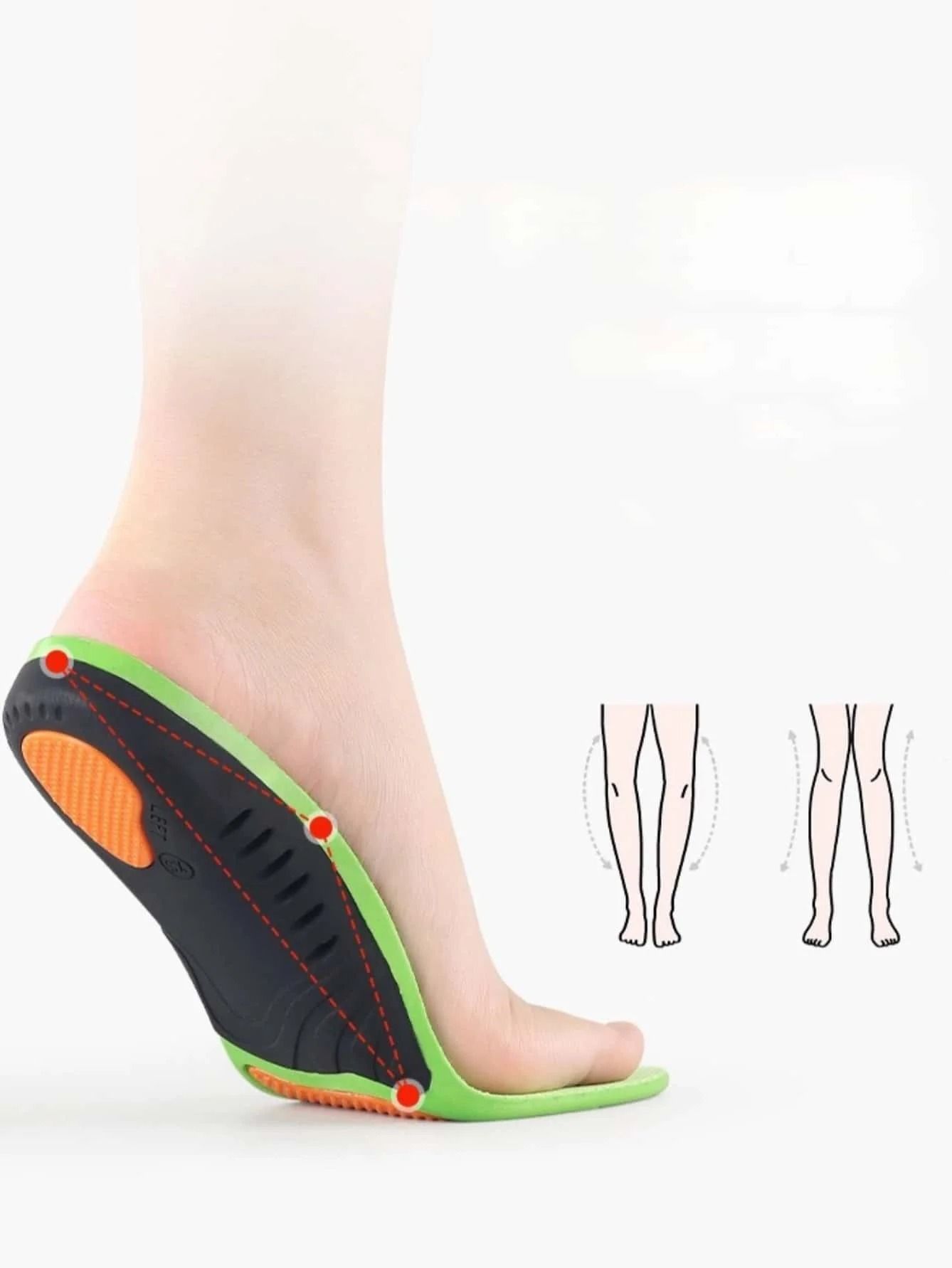 Arch Support Insoles for Sports and Flat Feet Shock Absorbing Orthopedic Foot Pads