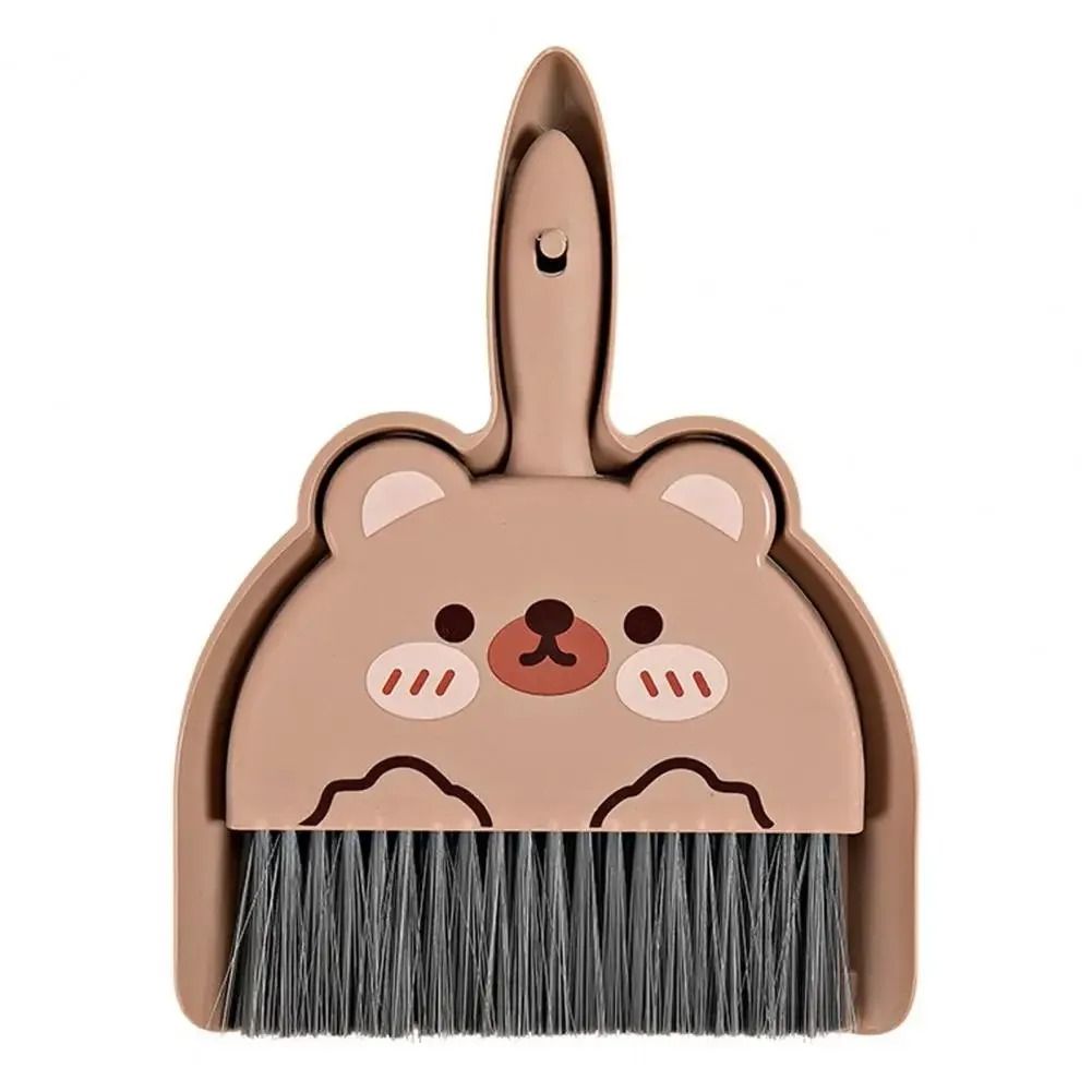 Cartoon Mini Broom & Dustpan Set – Desktop & Keyboard Cleaning Duo