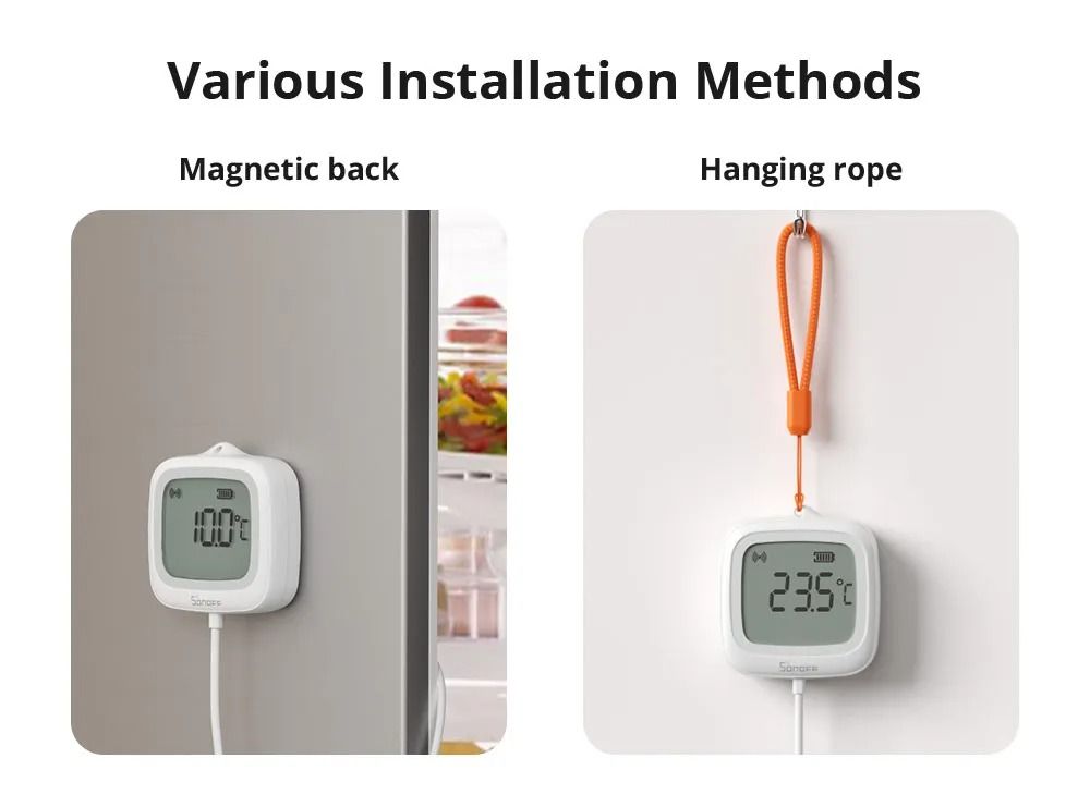 SONOFF SNZB 02LD ZigBee Smart Thermometer with LCD Display and Waterproof Probe
