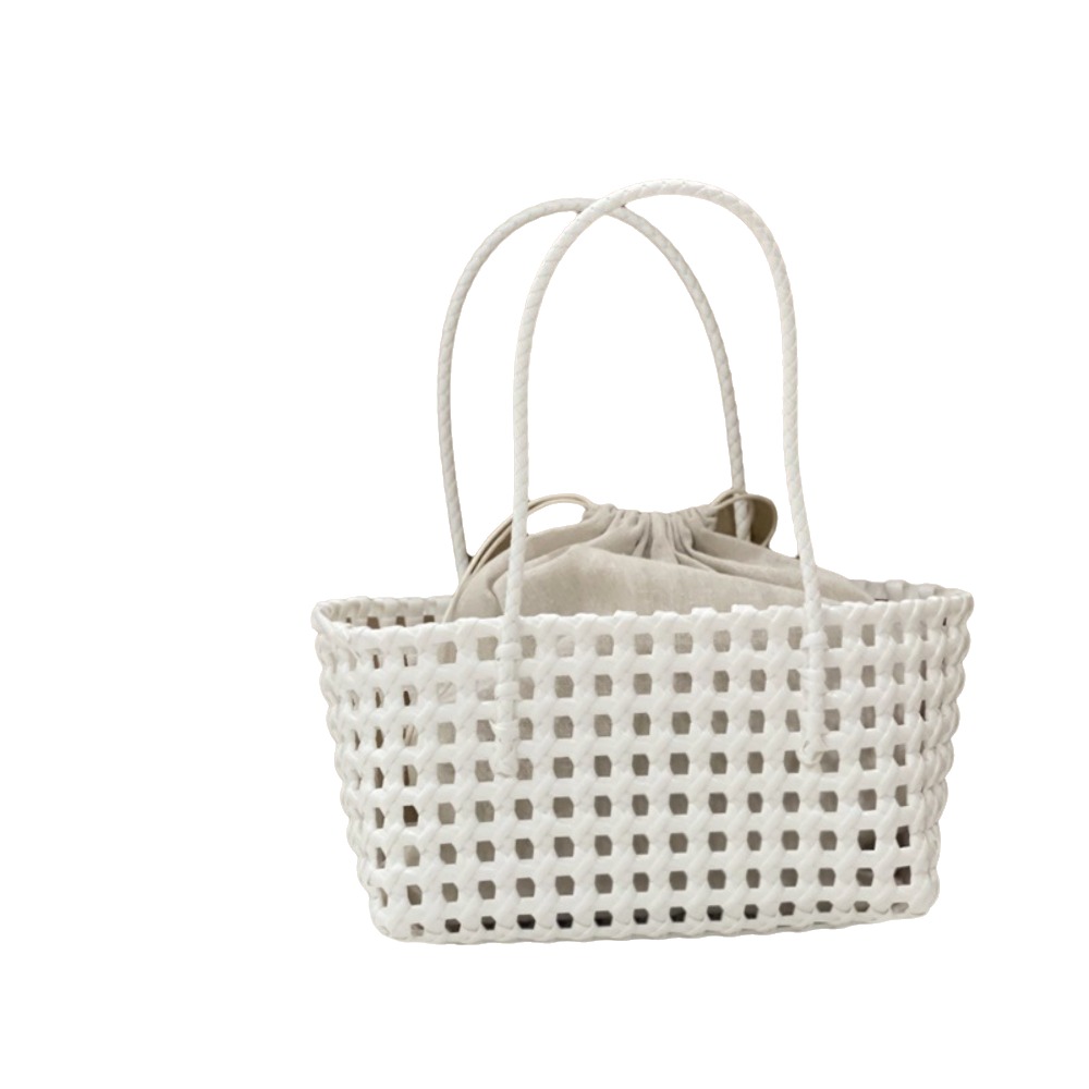 Beach Tote Bag Large Capacity Hollow PVC Summer Shoulder Handbag