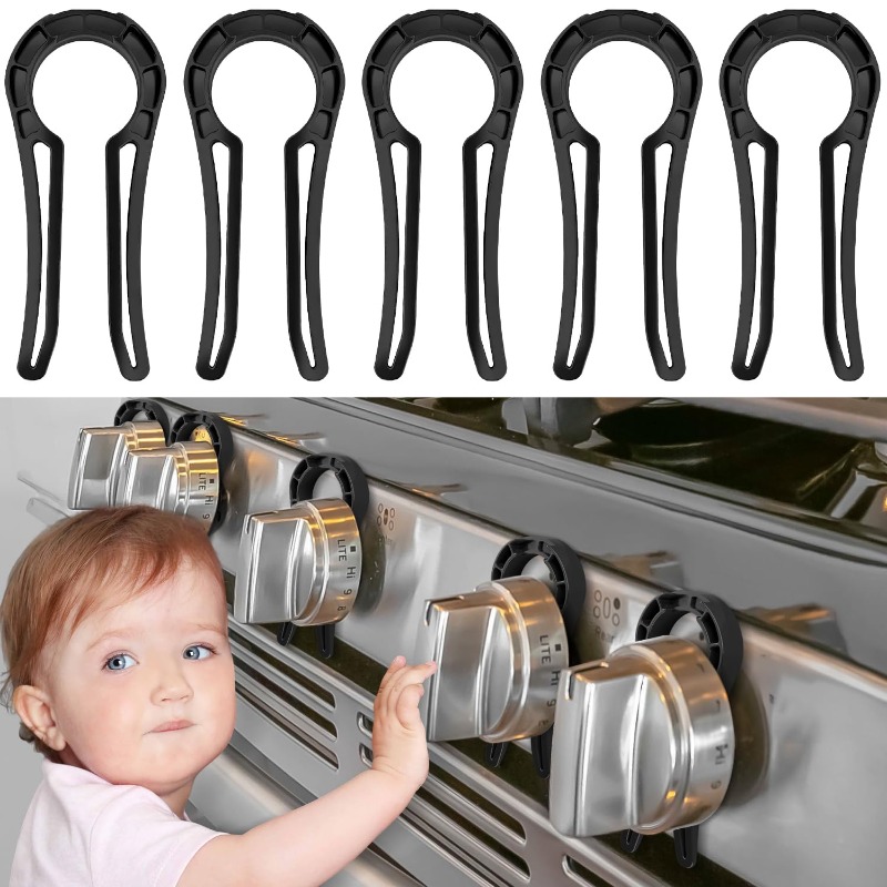 Gas Stove Knob Locks Baby Safety Oven Knob Covers for Kids Childproofing Tools Stove Knob Covers for Child Pet Safety