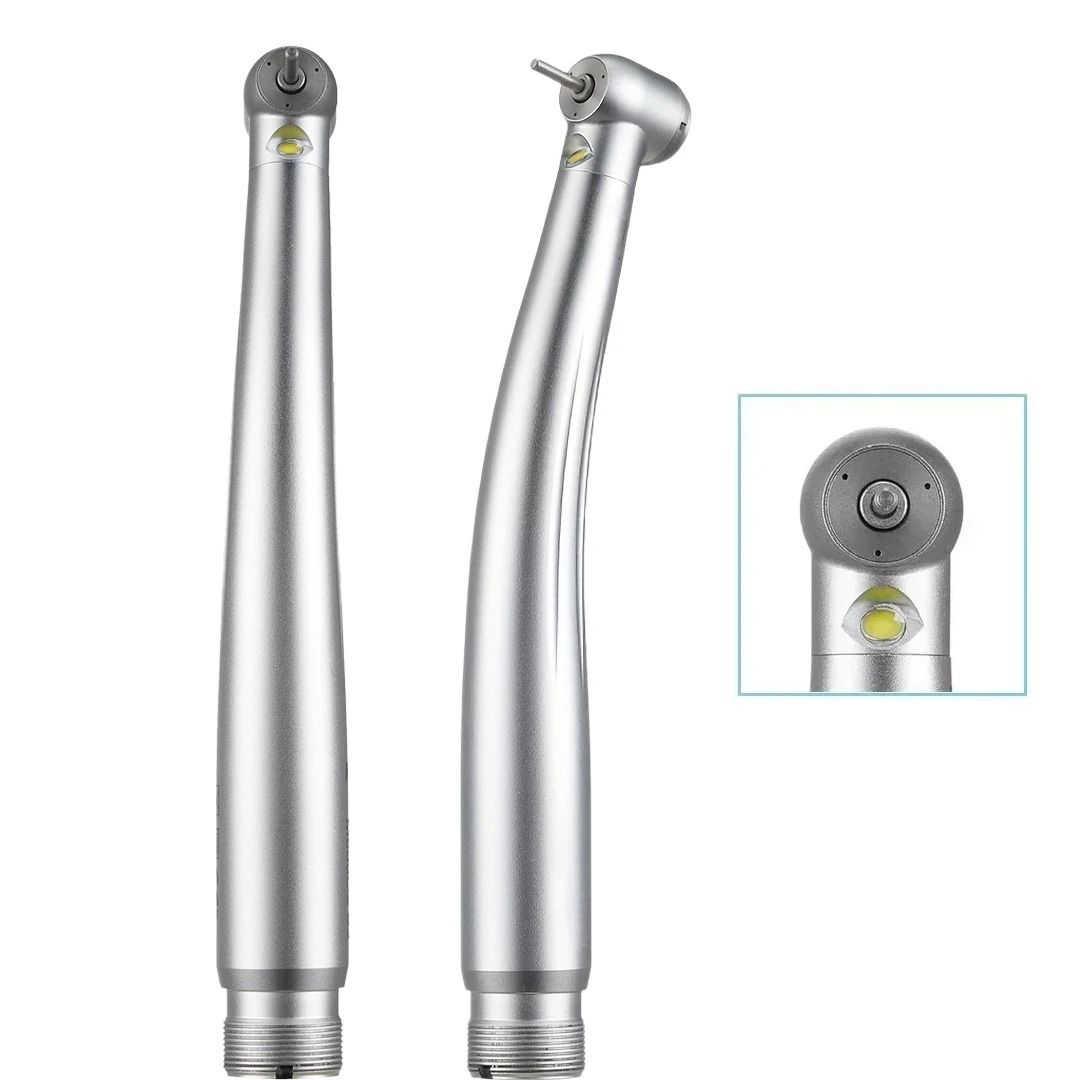 High Speed Dental Handpiece with LED Light and Push Button Control
