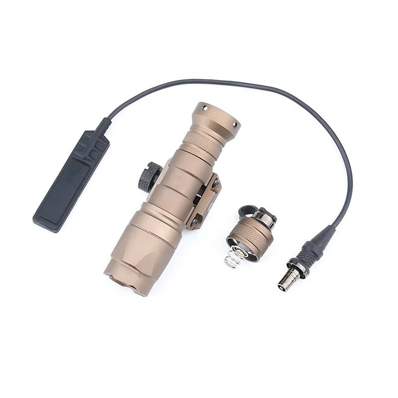 Mini Tactical Weapon Flashlight LED Scout Hunting Light with 20mm Rail Mount