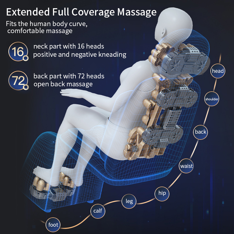 Electric Full Body Massage Chair, Shiatsu Cushion Seat, Neck Back Waist Leg, Infrared Heating, Vibration Relaxation