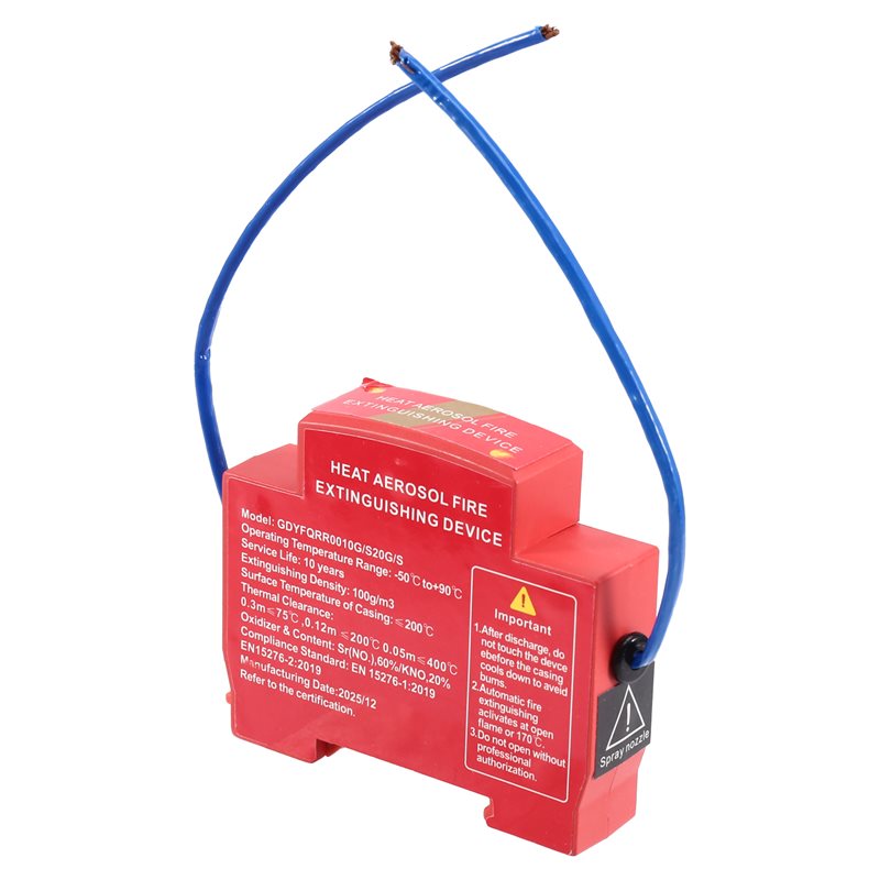 Compact DIN Rail Flame Retardant Distribution Box with Dual Line Protection