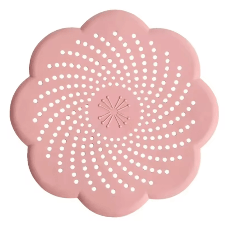 Flower Silicone Drain Cover Hair Catcher Sink Strainer