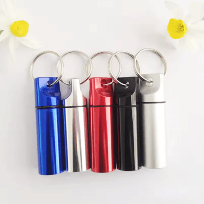 Aluminum Waterproof Pill Storage Case